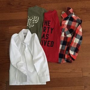 SOLD! Boy shirts 5/6, size 6 and 7